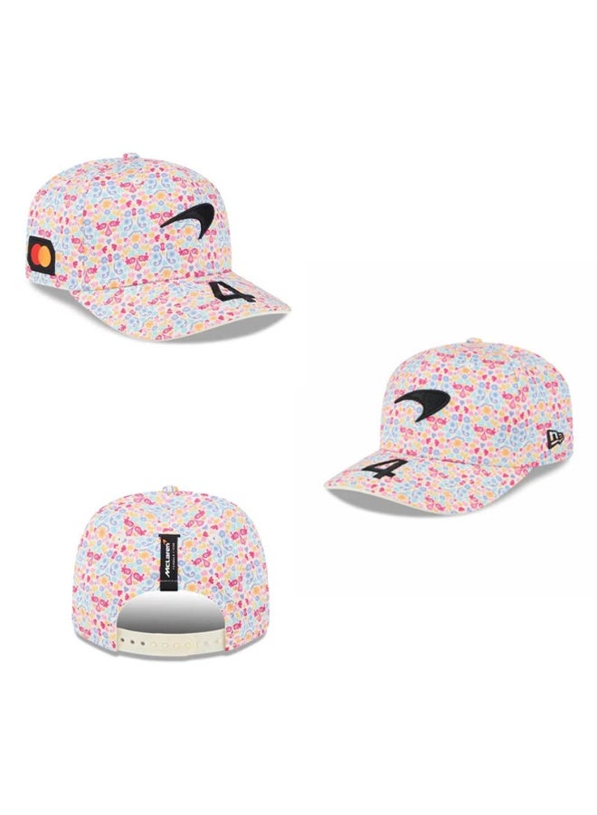 McLaren F1 Lando Norris #4 Pastel Floral 9FIFTY Snapback Cap